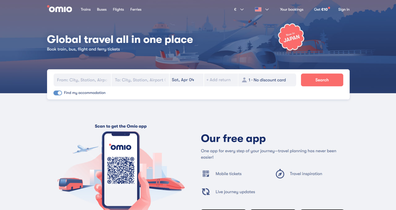 Omio - Your travel companion across Europe